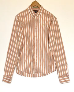 Scotch & Soda Striped LS Cotton Shirt. NWT Medium Retail $98 Price $59 - Picture 1 of 11