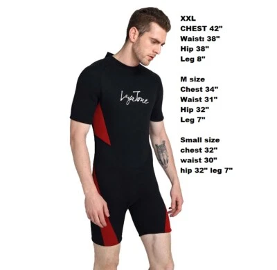 LAYATONE Men’s 3mm neoprene swimsuit diving wetsuit - Image 1 of 4