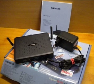 Siemens Gigaset SE105 dsl cable WLAN Router 4 Port Switch 11 Mbit* nw466 - Bild 1 von 2