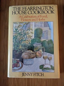 Vtg Cookbook:Fearrington House Cookbook 1st Ed Jenny Fitch HC/DJ Flowers Herbs - Picture 1 of 3