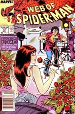 Web of Spider-Man Mark Jewelers #42MJ FN 1988 Stock Image