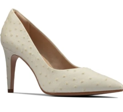 Zapatos de tacón Clarks Gen0A85 para mujer blanco Interest Blanc talla: 7M  Foto 1 de 4