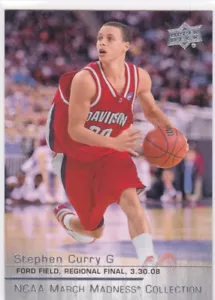 Stephen Curry NCAA College Basketball 2008 MARCH MADNESS Insert Card GS WARRIORS - Bild 1 von 2