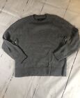 Grayers Mens Sweater Gray Size Large L Crewneck Knit Pullover Wool