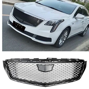 Für 2018 2019-2020 Cadillac XTS Frontstoßstange Gitter Silber Diamant - Picture 1 of 8