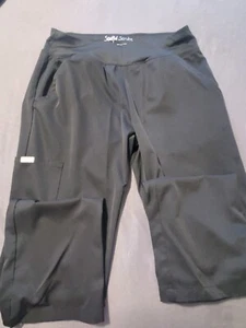 Black Scrub Pants, Soulful Scrubs, Size S, Item E4 - Picture 1 of 5