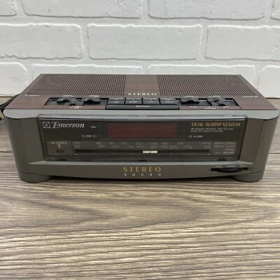 Vintage - Emerson AK 2745, Radio Stereo Alarm Clock, Tested READ - Image 1 of 4