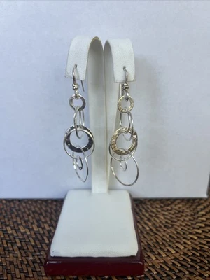 IPPOLITA Classico Hammered Jet Set Earrings 925 - Image 1 of 4