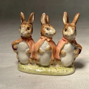 Beatrix Potter Floppy, Mopsy And Cottontail, Beswick, F. Warne. Perfect Cond - Picture 1 of 9