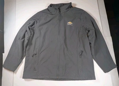 Chaqueta Chevrolet Dunbrooke de Colección Para Hombre 3XL Gris Cremallera Completa Brazo Bolsillo Forrada de Vellón Foto 1 de 4