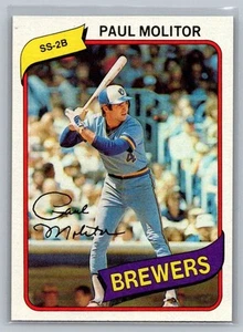 1980 Topps Paul Molitor #406 - Picture 1 of 2