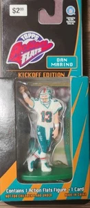 1998 NFL Miami Dolphins Dan Marino Topps Kickoff Ed. Flache Figur & Karte versiegelt - Bild 1 von 3