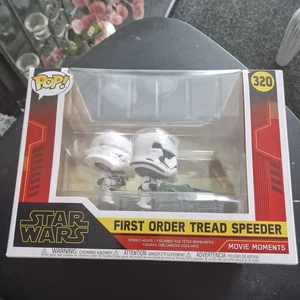 Funko Pop! Vinyl Star Wars Movie Moments - 320 Forst Order Tread Speeder - Picture 1 of 6
