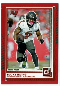 Fútbol Donruss 2025 - Bucky Irving #107 pruebas de prensa rojo - Imagen 1 de 2