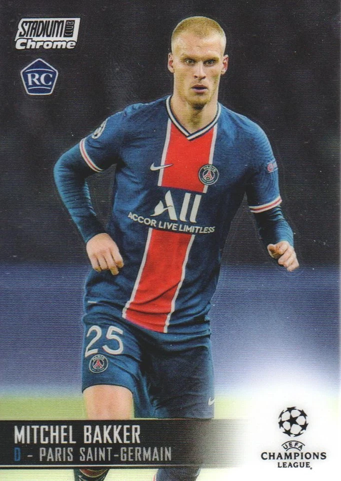 2020-21 Stadium Club Chrome UEFA Champ. League Soccer Cards BASE: Pick From List - Image 1 of 1