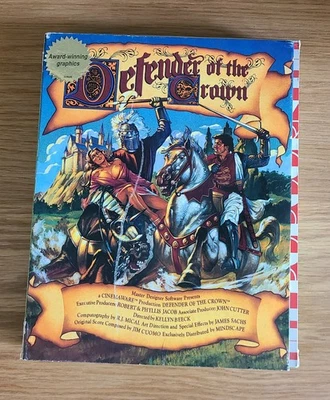 Defender of the Crown (IBM PC, Cinemaware, 1986) Vintage computer game - Image 1 of 4