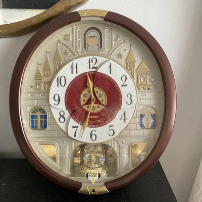 Swarovski Crystals Seiko Special Coll. Edition Clock with Melodies In Motion  - Image 1 of 4