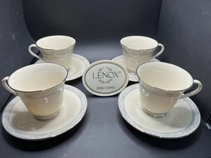 Juego de 4 tazas de té con platillos Lenox Charleston - Imagen 1 de 6