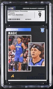 2022-23 Panini Chronicles Paolo Banchero #99 Pinnacle Pinnacle Basketball CGC 9 - Picture 1 of 2