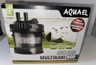 Filtro de bote Aquael Multikani 800 para acuario 5-80 galones nuevo caja dañada Foto 1 de 3