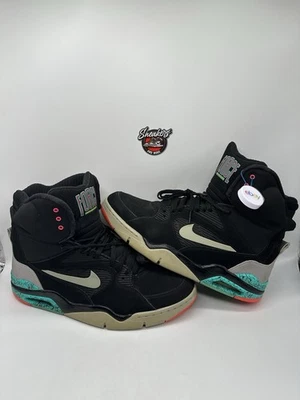 Nike Air Command Force Spurs Fiesta David Robinson Hyper Jade 684715-001 Size 13 - Image 1 of 4