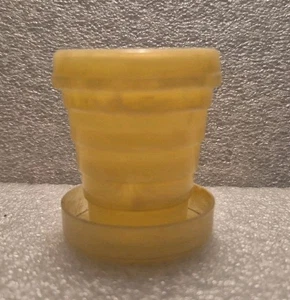 Tazza da viaggio telescopica moderna vintage metà secolo pieghevole tuckaway cup pillole - Foto 1 di 9