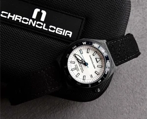 Carbon Fiber Divers 100m NH35 Tactical Explorer Chronologia Ranger - Picture 1 of 16