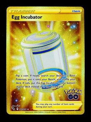 Egg Incubator (Secret) Secret Rare Pokemon GO 087/078 NM - Image 1 of 2