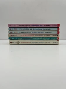 THE BABY-SITTERS CLUB 6 Book Lot Ann M. Martin Vintage 80s & 90s - Picture 1 of 18