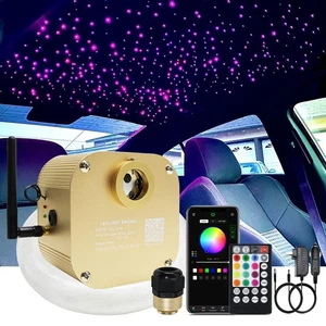 16W RGBW Twinkle Musik + App Steuerung Glasfaser Lichter Stern Deckenleuchte Kit... - Bild 1 von 9