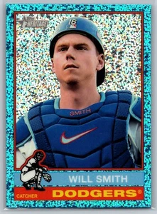 2025 Topps Heritage Will Smith Blue Sparkle Los Angeles Dodgers #397 - Imagen 1 de 2