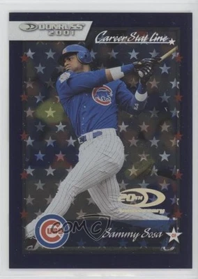 2001 Donruss Stat Line Career /231 Sammy Sosa #23 - Image 1 of 2