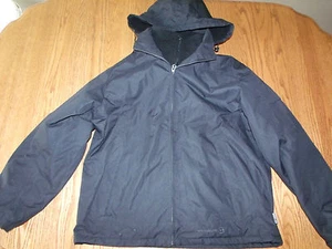 New Mens Free Country Dobby Jacket Coat Dark Gray Resistant Large - Picture 1 of 2