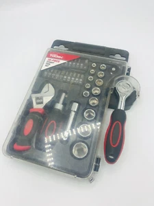Hyper Tough 38-teiliges Stubby Mechaniker Werkzeug-Set zum Selbermachen NEU KOSTENLOSER P&P - Bild 1 von 4