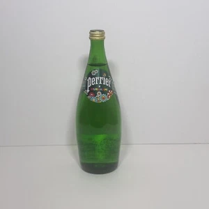 Perrier X Murakami 750 ML Carbonated Mineral Water Glass Bottle Unopened - Picture 1 of 6