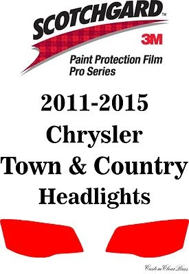 Kits de película de protección de pintura 3M Scotchgard serie Pro 2015 Chrysler Town & Country Foto 1 de 3