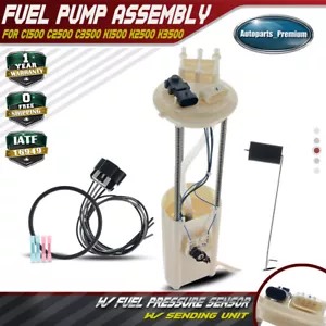 Fuel Pump Assembly w/Pressure Sensor for Chevrolet C1500 C2500 C3500 GMC E3947M - Picture 1 of 12