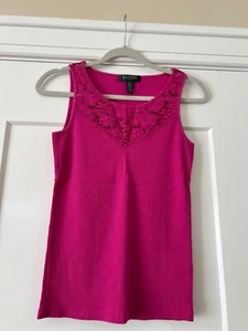 LAUREN RALPH LAUREN JEANS NEW Women's Tank Shirt Top TEDO - Picture 1 of 3
