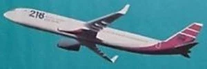 An-218-100 Widebody Airliner Antonov Airplane Mahogany Kiln Wood Model Large New - Picture 1 of 1