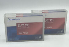 2 QUANTUM DAT 72 - 36/72GB 4mm DATA CARTRIDGE - BRAND NEW/SEALED 2PK