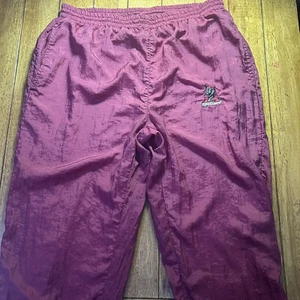 Vintage 80's 90's Alabama Crimson Tide Old Retro L/XL Windbreaker Athletic Pants - Picture 1 of 12