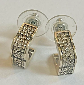 BRIGHTON OHRRINGE ATEMBERAUBEND SCHÖNE PAVE STEINE TOLEDO TRES FUNKELNDE OHRRINGE - Bild 1 von 22