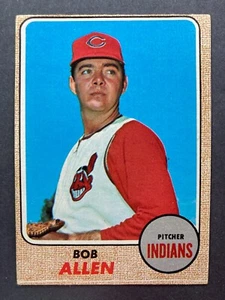 1968 Topps #176 Bob Allen (Cleveland Indians) (A) - Picture 1 of 2