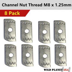 Channel Nut x8 18x35mm Nuts Mount Fit Rhino Rack Platform Roof Rack Thread M8 x  - Bild 1 von 6