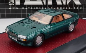 MODELLINO AUTO STATICO MATRIX ASTON MARTIN V8 ZAGATO 1986 VERDE SCALA 1/43 - Foto 1 di 7