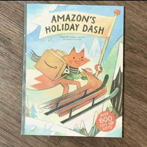 Amazon’s Holiday Dash 2023 Toy Christmas Gift Catalog Book w/Stickers Brand New - Picture 1 of 2