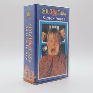 Doble VHS PAL Solo en casa Sesion doble 1990 1992 castellano original ver fotos - Imagen 1 de 7
