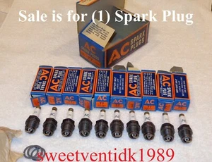 ( 1 ) .. ‘NOS’ AC-77 Spark Plug .. Circa 1940’s .. Made in USA - Picture 1 of 23
