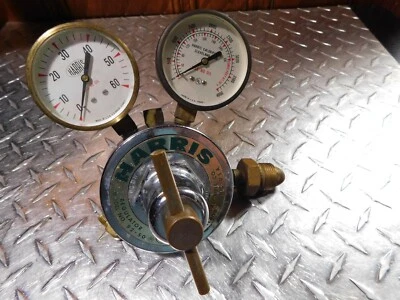 Regulador de gas comprimido Harris 92-50 con dos medidores Foto 1 de 4