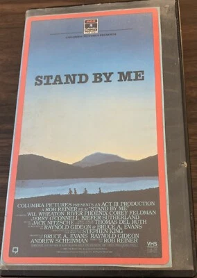 Stand By Me VHS 1987 River Phoenix Stephen King Corey Feldman Ex Rental UNTESTED - Image 1 of 4